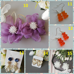Серьги новые. Разные модели (2 фото из 10)