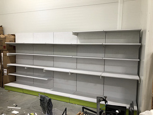 Suur valge kaupluse riiul 500x240 (2 foto / 4)