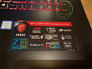 MSI GP72MVR 7RFX Leopard Pro 17,3" mänguri sülearvuti (2 foto / 7)