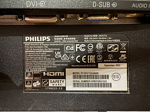 24" Philips 243V7Q LCD Full HD IPS 60hz (3 foto / 3)