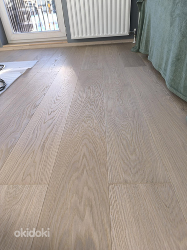 Naturaalparkett tamm klassik valge 14x182 UV-õli II.sort