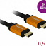 НОВЫЙ DELOCK HDMI кабель0.5m,UltraHighSpeed,8K@60Hz,4K@240Hz (фото #4)
