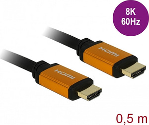 НОВЫЙ DELOCK HDMI кабель0.5m,UltraHighSpeed,8K@60Hz,4K@240Hz (4 фото из 4)