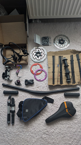Jalgratta detailid MTB (Merida big trail)