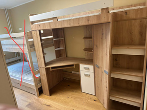 Laste mööblikomplekt 3 ühes + madrats (1 foto / 4)