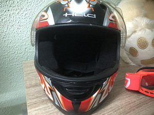 Moto kiiver L suurus,Laste cross prillid (2 foto / 4)