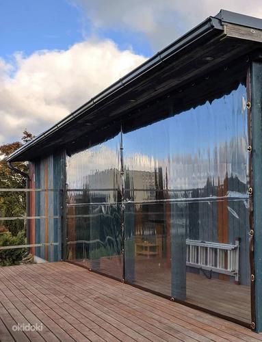 Мягкие окна / прозрачные шторы для веранд, террас и навесов (фото #3)