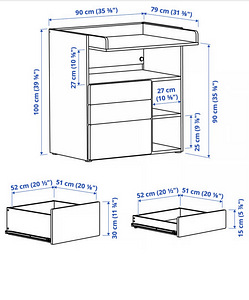 Ikea пеленальный комод (2 фото из 7)