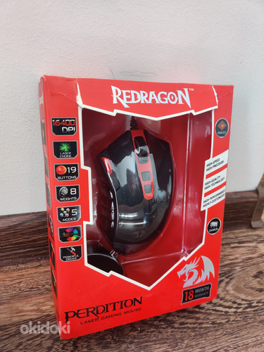 Redragon M901 Perdition MMO Gaming Mouse 12400dpi 17 кнопок (фото #2)