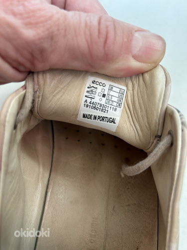 ECCO теннисные туфли из мягкой кожи s.38 (фото #3)