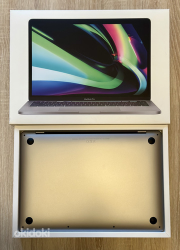 Apple Macbook Pro 13 M1 8/256GB SWE серый, в хорошем состоянии! (фото #2)