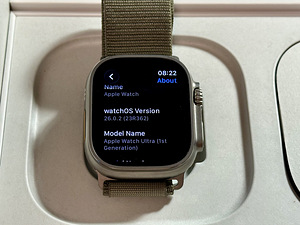 Apple Watch Ultra 49mm Natural Titanium, nagu uus! Aku 95% (6 foto / 9)