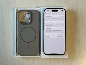 Apple iPhone 16 Pro Black Ti 128GB heas korras! Aku 100% (8 foto / 9)