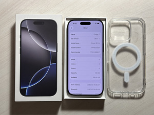 Apple iPhone 16 Pro Black Titanium 128GB как новый! Aky 97% (7 фото из 8)