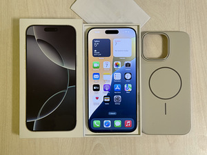 Apple iPhone 16 Pro Max 256GB Titanium nagu uus! Aku 100% (7 foto / 10)