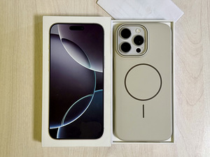 Apple iPhone 16 Pro Max 256GB Titanium nagu uus! Aku 100% (10 foto / 10)