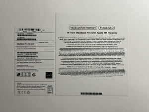 Apple Macbook Pro 14 M1 Pro 16/512GB Space Gray SWE nagu uus (9 foto / 9)
