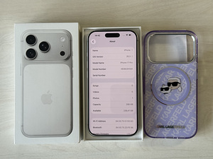 Apple IPhone 17 Pro Silver 256GB как новый. Гар 02.2028 (7 фото из 10)