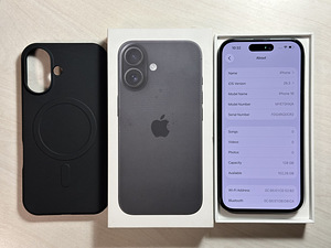 Apple iPhone 16 Black 128GB aku 90% (5 foto / 7)