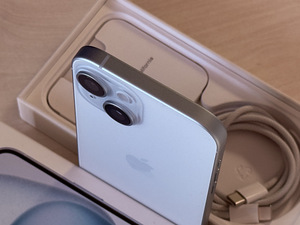 Apple iPhone 15 Blue 128GB nagu uus! Garantii kuni 10.2026 (4 foto / 8)