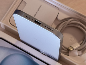 Apple iPhone 15 Blue 128GB nagu uus! Garantii kuni 10.2026 (5 foto / 8)