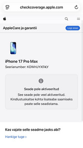 Apple iPhone 17 Pro Max Deep Blue 256GB uus Garantii 07.2027 (4 foto / 4)