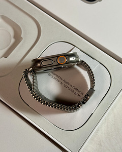 Apple Watch Ultra 2 Natural Ti Milanese Loop nagu uus! (4 foto / 8)