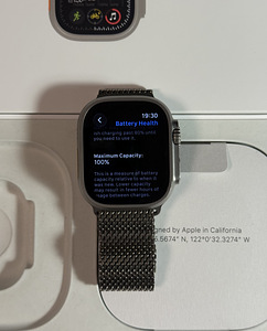 Apple Watch Ultra 2 Natural Ti Milanese Loop nagu uus! (6 foto / 8)
