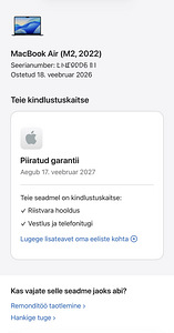 Apple Macbook Air 13 M2 16/256GB aku 100% gar.02.2027 (9 foto / 9)