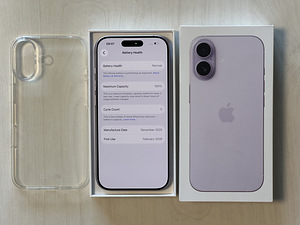 Apple iPhone 17 Lavender 256GB nagu uus! Garantii 02.2027. (8 foto / 9)