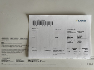 Apple Macbook Pro 16 M4 Pro 24/512GB SpB ENG/RUS. Aku 100% (10 foto / 10)
