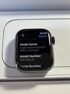 Apple Watch 8 41mm Stainless Steel GPS+Cel nagu uus! (6 foto / 10)