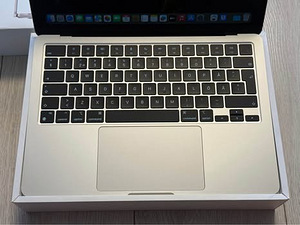 Apple Macbook Air 13 M4 16/256GB SWE Starlight nagu uus! (5 foto / 7)