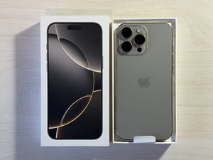 Apple iPhone 16 Pro Max Natural Ti 256GB, аккумулятор 100% C (9 фото из 9)