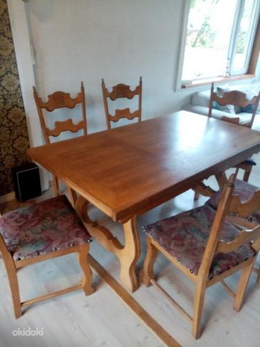 Обеденный стол и 6 стульев (фото #1)