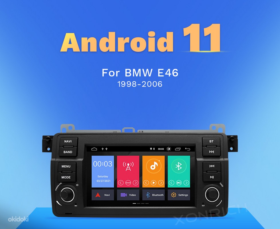 BMW e46 android 11 multimeedia (foto #1)