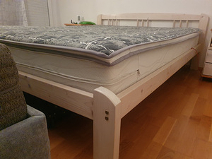 Puidust voodi 160x200 (ilma madratsiteta) (3 foto / 3)
