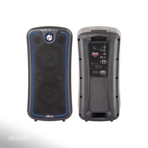 Mobiilne kõlar BLG 2x6.5" BLG 240Wrms, akuga, USB/BT Class D