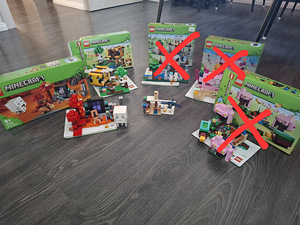 Lego Minecraft наборы 21251, 21241, 21255 (1 фото из 4)