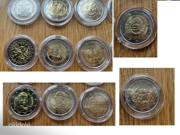 Andorra, San Marino, Vatikan, Monaco 2 euro juubeli mündid (foto #8)
