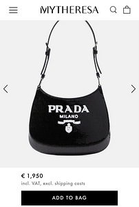 Сумка Prada Re Nylon с пайетками! (1 фото из 7)