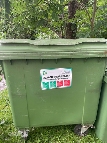 Erineva suurusega prügikastid