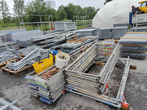 Kasutatud ja uued fassaaditellingud Plettac ja Layher (7 foto / 8)