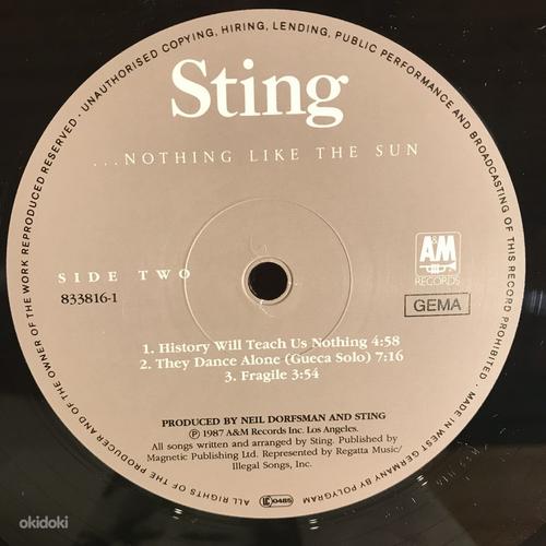 Sting ‎– ...Nothing Like The Sun (фото #3)