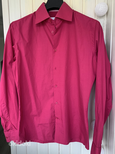 Рубашка розового цвета фуксии s.38 (фото #1)