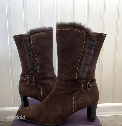 Vildist voodriga seemisnahast saapad Gabor s. 38,5/39. (5 1/