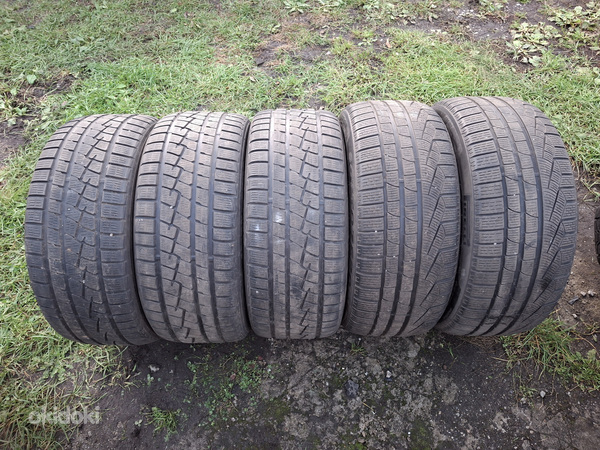 255 40 20 Pirelli 5мм 2шт, Yokohama 4мм 3шт M+S