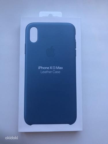 Uus Apple iPhone XS Max originaalne nahk ümbris (foto #1)