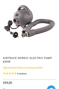 AIRTRACK NORDIC PINK HOME 3M 1 PCS + pump 600w (2 фото из 3)