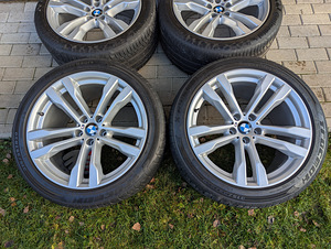 20" 5x120 Style468 разноширокие оригинальные диски X5 + летн (4 фото из 8)